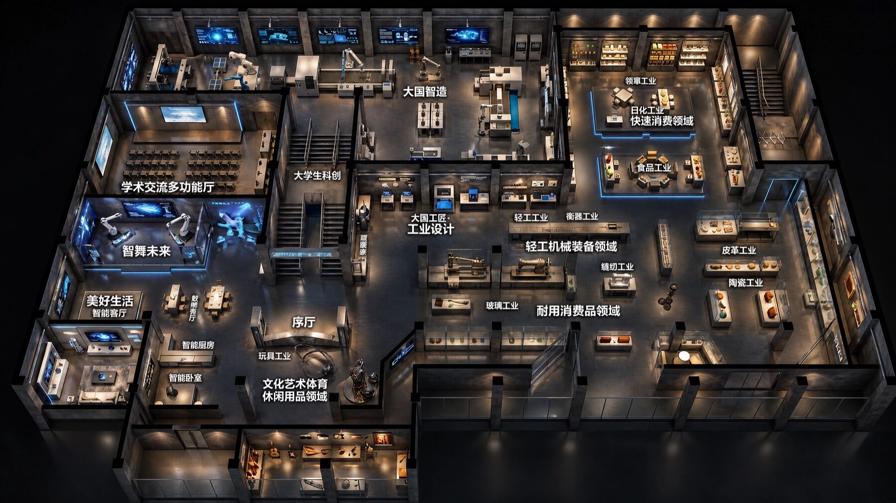 工业发展文化展厅