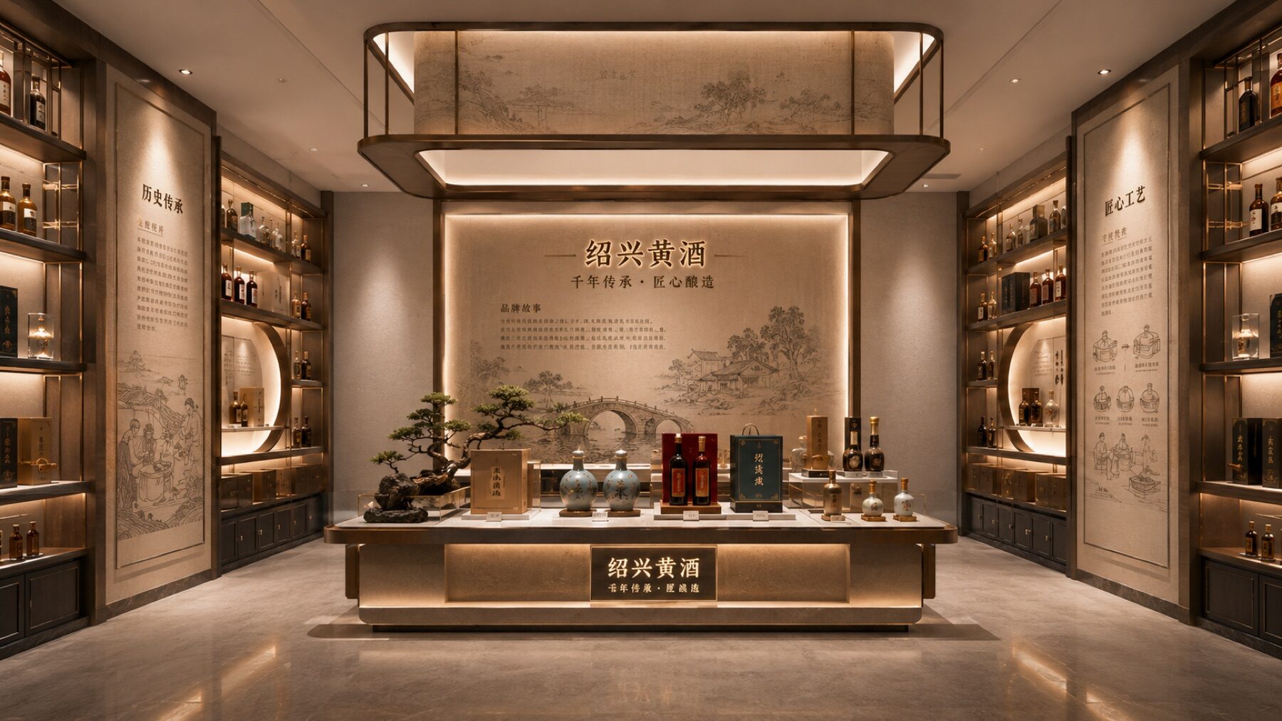绍兴黄酒文化展厅
